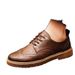 Euro Step New British Style Casual Leather For Men Business Formal Groomsmen Black Wedding Shoes Korean Brogue Pattern_vogvips.com