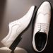 Euro Step Spring New Brogue Carved Patent Shiny British Style Large Size Leather Photo Studio Performance Groom Shoes_vogvips.com