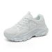New Style Dad For 2024 Spring Summer Breathable Mesh White Sneakers Women Height Increasing Thick Sole Versatile Sports_vogvips.com