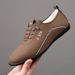European Warm Series Summer Leather Soft Sole Men's Business Casual Slip-On Lightweight Loafers Fleece-Lined Cotton Shoes_vogvips.com