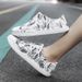 2025 New Summer Couple Graffiti Men's And Women's Casual Baotou Water Breathable Sandals With Cave Shoes_vogvips.com