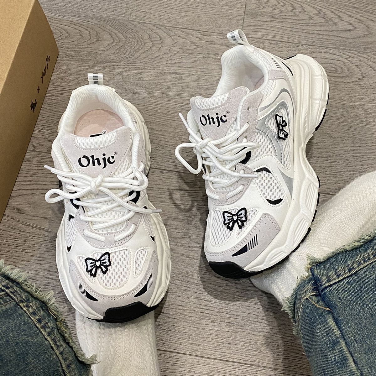 National Trend Niche Design Platform Thick-Soled Dad For Women 2023 Autumn New Campus Style Running Casual Shoes_vogvips.com