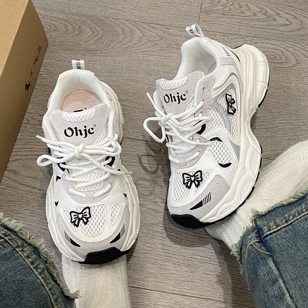 National Trend Niche Design Platform Thick-Soled Dad For Women 2023 Autumn New Campus Style Running Casual Shoes_vogvips.com