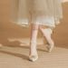 Women's Shoes Wedding Party French Temperament Bridal Shoes Banquet Classic Style Elegant Basics Casual Business Wedding Party Chinese Style_vogvips.com