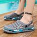 Slippers For Men In Summer, Wearing Breathable Sandals On Top A Headband, Outdoor Sandals, Anti Slip Beach Holes, Two_vogvips.com