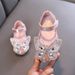 Girl Princess Square Mouth Rhinestone Bow Single Shoe Shoes Show Dance Shoe Girls_vogvips.com