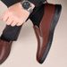 Casual Soft-soled Middle-aged 2026 New Model Genuine Leather Black Business Formal Men's Shoes, Available For Wholesale_vogvips.com