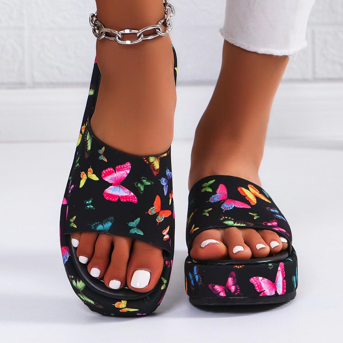 Couple Non-slip Soles Wear-resistant Sweat-absorbing Soft Soles Slippers_vogvips.com