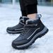 Winter Large Elderly Women's Velvet Warm High Top Cotton Men's Middle Aged Walking Mom And Dad Shoes_vogvips.com