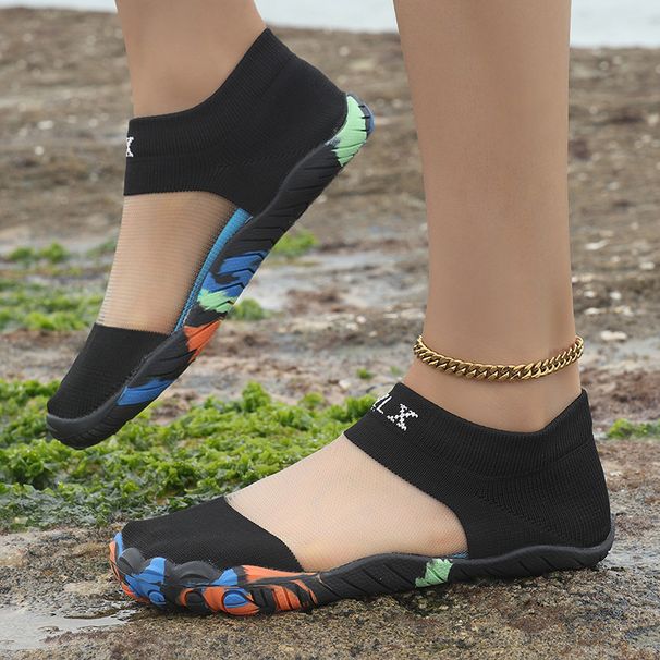 New Summer Anti-Slip Beach Men's Women's Diving Snorkeling Beachside Barefoot Water Fitness Shoes_vogvips.com