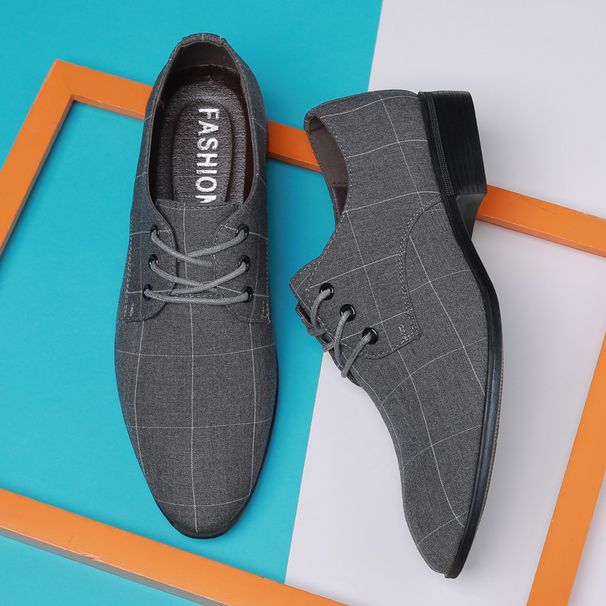 Summer New Large Casual Breathable Pointed Canvas Leather Old Beijing Cloth Men's Shoes_vogvips.com