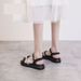 Sandals Women's Outer Wear Fashion Versatile Casual Roman Shoes Lightweight Thick Sole With Skirt Women's Shoes_vogvips.com