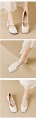 Square Head French Mary Jane Shoes Women's Shallow Mouth Word With Thick Heel Single Shoes Women's Small Fragrant Style_vogvips.com