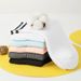 Kids Boys Girls Cotton - Seamless Double Needle Ribbed 2-Stripe, Teens Students All Season School Home Sports Socks_vogvips.com