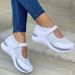 plus Size Women's round Toe Knitted Velcro Platform Sandals Spring Summer 2022 European American Styles Casual Shoes_vogvips.com