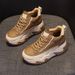 Daddy Shoes Women's Korean Version Thick-soled Inner Height Increase Versatile Casual Female Student Shoes_vogvips.com