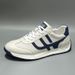 Agan Genuine Leather Mesh White Men Summer Breathable Thin Men's Sports Casual Trendy Running Shoes_vogvips.com