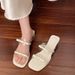 2025 Summer New Fashion Chunky Heel Bowknot Transparent High Heels For Daily Casual Wear_vogvips.com