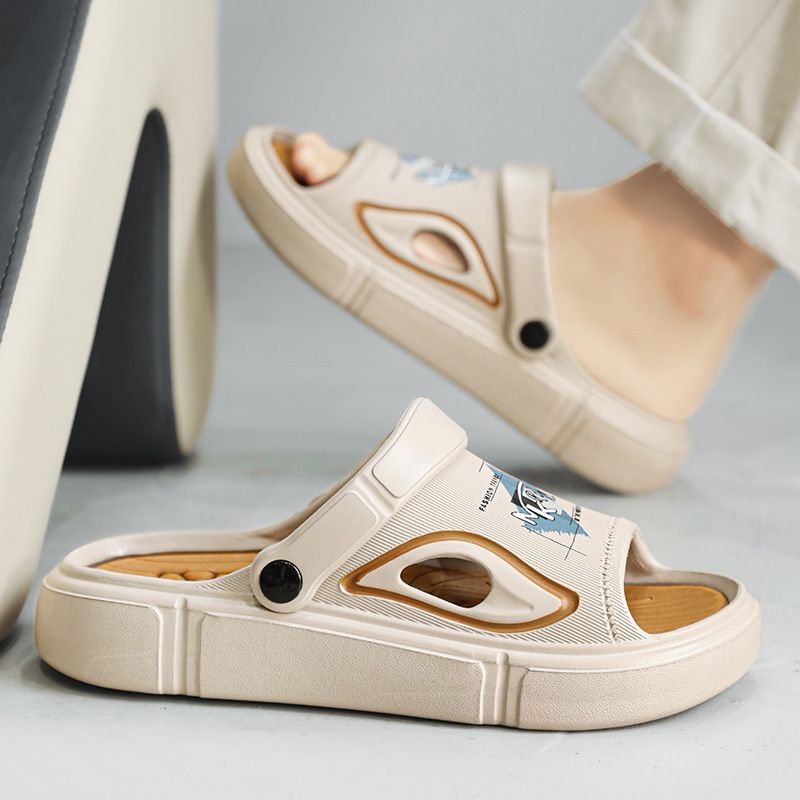 Coconut Slippers Men In Summer, Indoor Outdoor Wear, With Anti Slip, Odor Proof, A Sense Of Stepping On Feces. Can Be_vogvips.com
