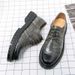 Euro Step Men's Leather Shoes Casual Business Formal British Brogue Winter Plush Thick Sole Low-top Martin Boots_vogvips.com