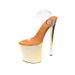 Trendy New Waterproof Platform Stiletto Pointed-toe Ultra High Heel Women's Casual Fashion Sandals_vogvips.com