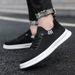 Summer New Board Breathable Thin Mesh Men's One Step Sports And Casual Shoes_vogvips.com