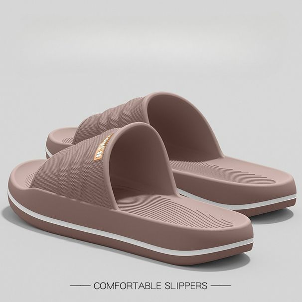 Comfortable House 2026 New Summer For Men Non-slip Bathroom Wear Men's Slippers Dark Blue Coffee_vogvips.com