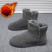 SHLIANG Men's Winter Boots Outdoor Waterproof Winter Shoes For Men Snow Boots High Quality Non Slip Ankle Boots Warm Shoes X0081_vogvips.com