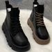 Internet Celebrity Genuine Leather Martin For Women Versatile 2024 New Fashion British Style Platform Thick Sole_vogvips.com