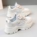 New 2024 Spring Summer Versatile Dad Casual Mesh Breathable Height-Increasing Thick-Soled Women's Sports Trendy Shoes_vogvips.com