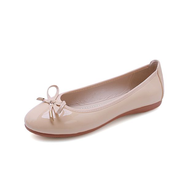 New Egg Roll Shoes Soft Sole Bean Shoes Flat Single Shoes Women Big Size Women's Shoes_vogvips.com