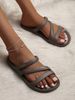 New Luofu Fashionable Summer Women's Slippers, Comfortable Rubber Midsole Casual Sandals, Beach Non-Slip Home Shoes,_vogvips.com