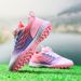 New Spring Collection For Children's Men's And Women's Split Nail Match Football Shoes, Sizes 30-39, Rotating Button_vogvips.com