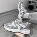 Men's Breathable Mesh Running Shoes- Lightweight Casual Sneakers With Anti-Odor Technology, Round Toe Design, Low-Top Sports Shoes For Youth_vogvips.com