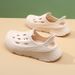 Men's Summer Clogs Breathable Wear-Resistant EVA Non-Slip Height Increasing Sandals Walking On Clouds Feel Outdoor Beach Shoes_vogvips.com