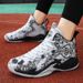 Basketball shoes men fly woven breathable youth student competition training shoes actual combat non-slip sports shoes_vogvips.com