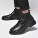 Men's Martin Boots Outdoor Casual Leather Boots High-top Large-size Thermal Cotton Boots Top Layer Non-slip_vogvips.com