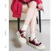 Women White Thick Sole Canvas Shoes 2025 New Comfortable Casual Sneakers For Students_vogvips.com
