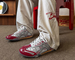 2026 Summer New Men's And Women's Sports Ballet With Thin Sole, Breathable Mesh, Red German Training_vogvips.com