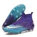 Athletic Shoes Seamless Flying Woven Football Shoes Men's Broken Nails AG Long Nails Adult Lawn Student Competition Training Sports Shoes_vogvips.com