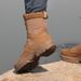 European Warm Series New Style 021 Brown Combat Men Waterproof Training Outdoor Hiking Shoes Puncture-Resistant Desert Boots_vogvips.com
