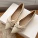 Plus Size Pointed Toe Shallow Mouth Flat Fashion Versatile Loafers Evening Style Women's Spring And Autumn High-end_vogvips.com