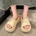 Thick Soled Slippers For Women, Fashionable Summer Wear, Heightening And Slimming, Eva Soft Soled, Non Slip Sandals_vogvips.com