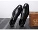 One-cut Leather Engraved Men's Men's Formal Derby Shoes Casual Retro Small Leather Shoes_vogvips.com