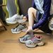 Ins Korean Version New Dad For Women 2025 Spring Student Sports Running Casual Shoes With Thick Sole Increased Y2581_vogvips.com