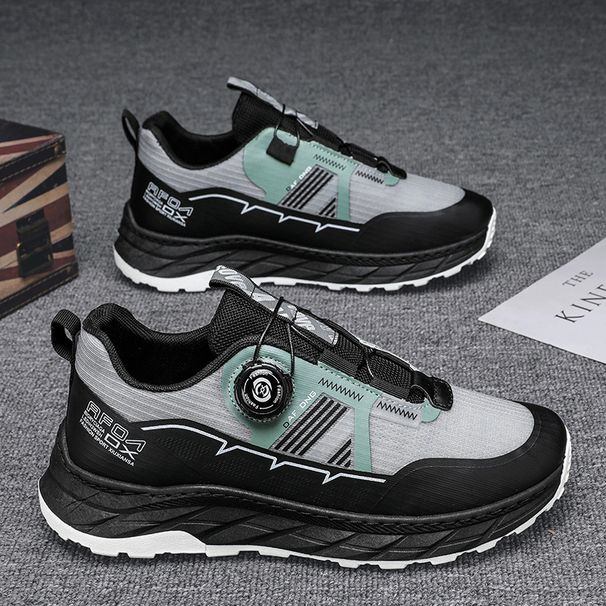 New Summer Mesh Breathable Trendy Sports Shoes, Thick-soled Height‑increasing Casual Cool Lace-up Dad Shoes For Men._vogvips.com