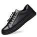 Men's Sports Shoes Irst Layer Cowhide Sot Leather Outdoor Low-top Black Board Shoes Breathable Men's Shoes_vogvips.com