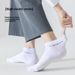 1/5/10 Pairs Men's Bamboo Fiber Short High Quality New Casual Breatheable Anti-Bacterial Man Ankle Socks Men Size 38-45_vogvips.com