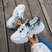 Women' Veratile New Style Sport Meh Breathable Caual Single Cro-Border Soft Sole Comfortable Lace-Up Running_vogvips.com