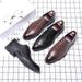TerraStride 2025 Spring Business Formal Leather British Style Trendy Men's Pointed Toe Lace-up Casual Shoes_vogvips.com